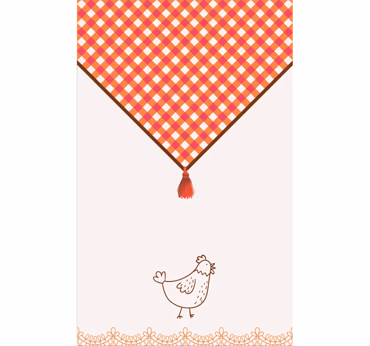 Traditional country style blinds in a kitchen - TenStickers