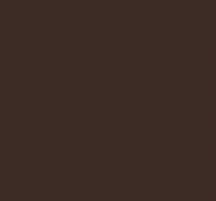 Chocolate brown blind master bedroom - TenStickers