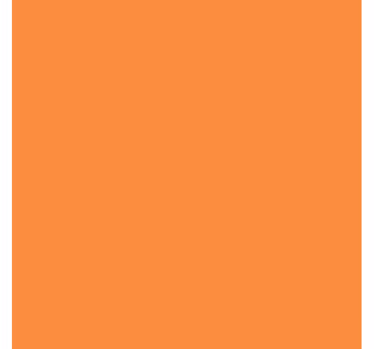 Orange monocolor blinds in a kitchen - TenStickers