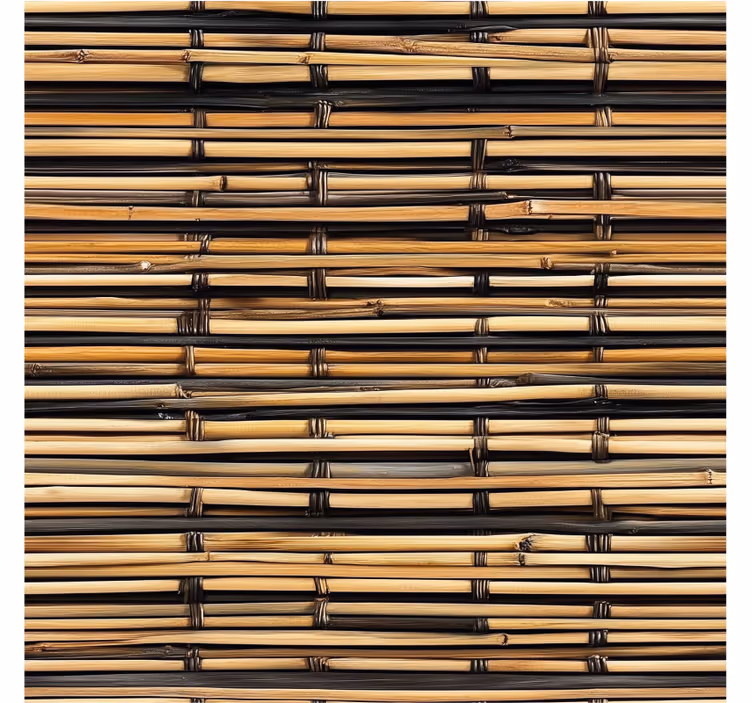 Wood texture  blinds in a kitchen - TenStickers