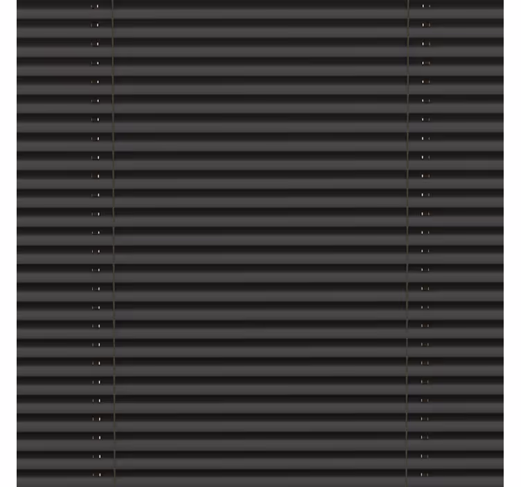 Black blind with gaps  blinds in a kitchen - TenStickers