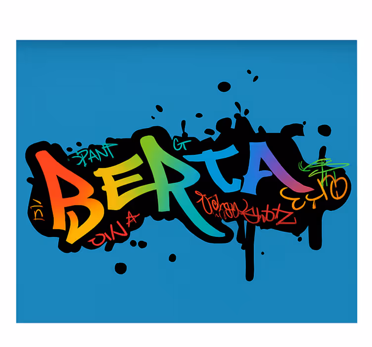 Custom colorful graffiti blind kids - TenStickers