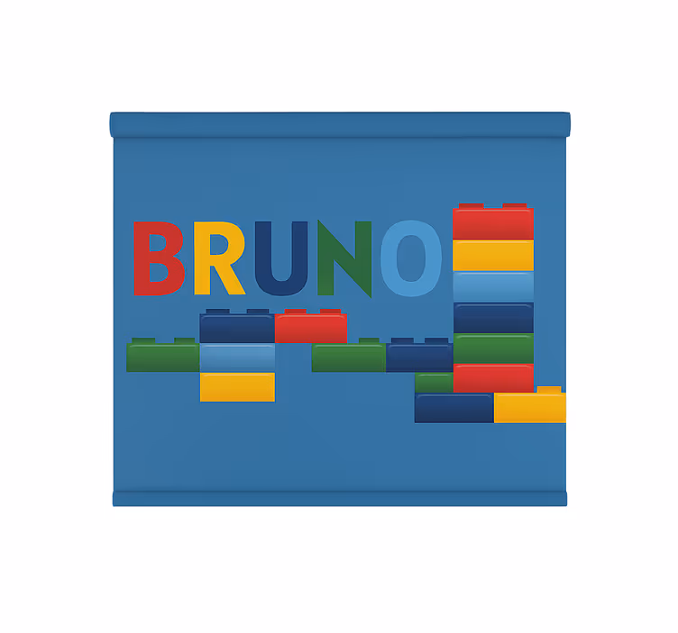 Colorful toy blocks blind kids - TenStickers