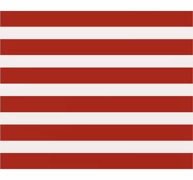 Red horizontal stripes blind kids - TenStickers