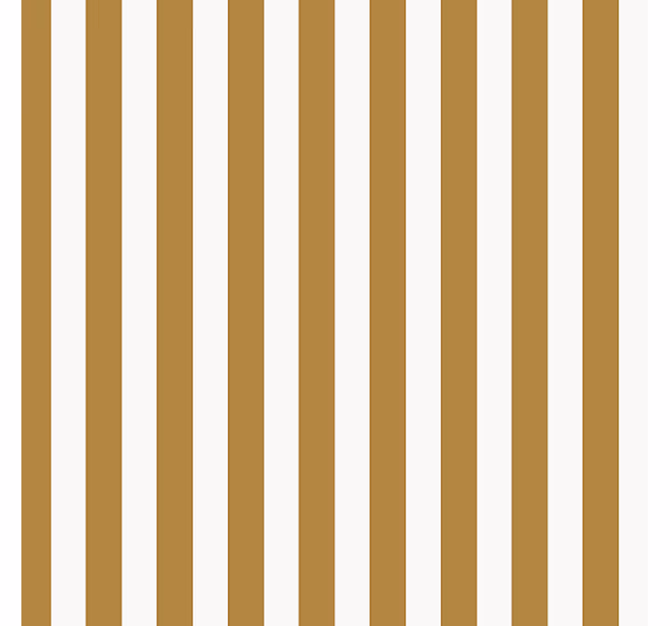 Mustard and white stripes living room blind - TenStickers