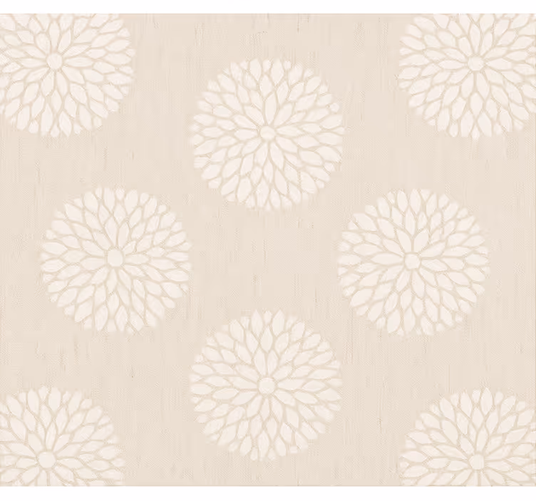 Chrysanthemum stencil pattern blind home office - TenStickers