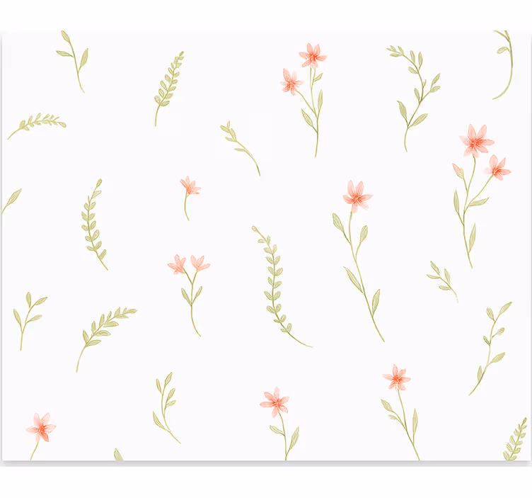 Pastel meadow flowers blind kids - TenStickers