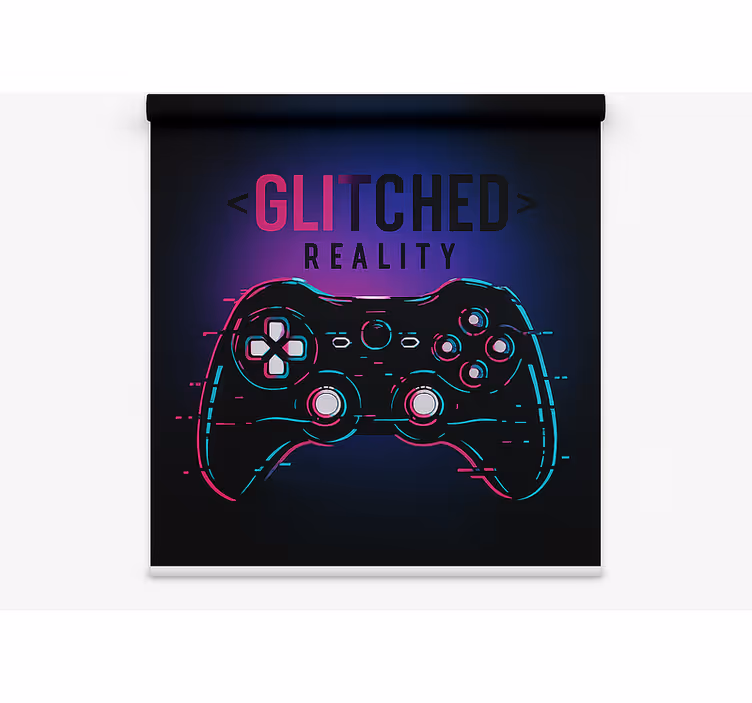 Glitched reality controller blind geek - TenStickers
