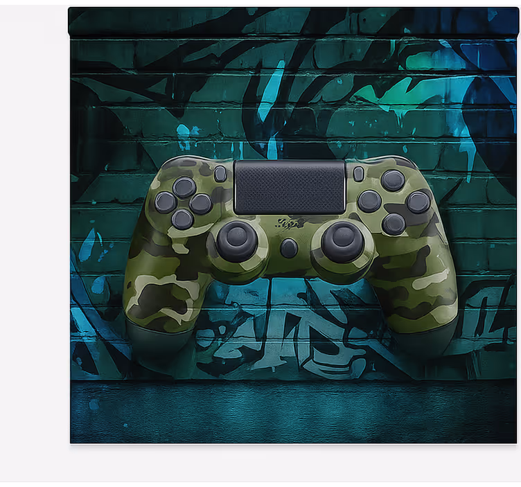 Cammo graffiti game controller blind geek - TenStickers