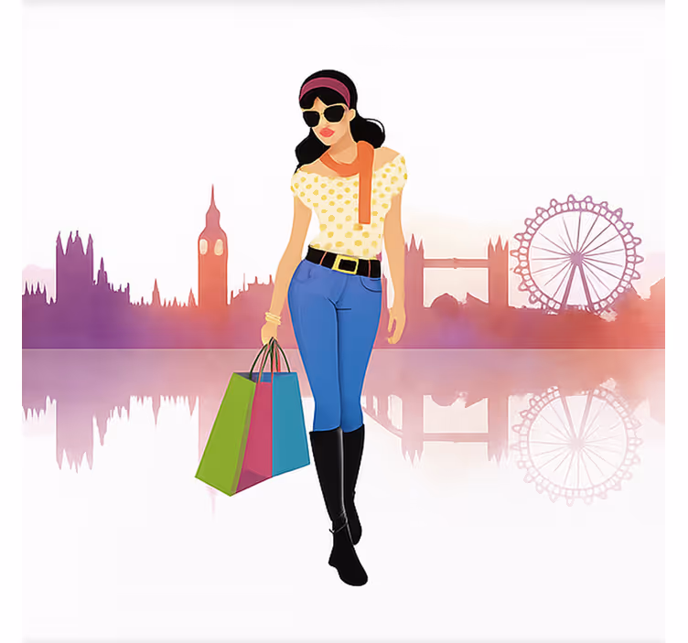 Londoner city girl teenage blind - TenStickers