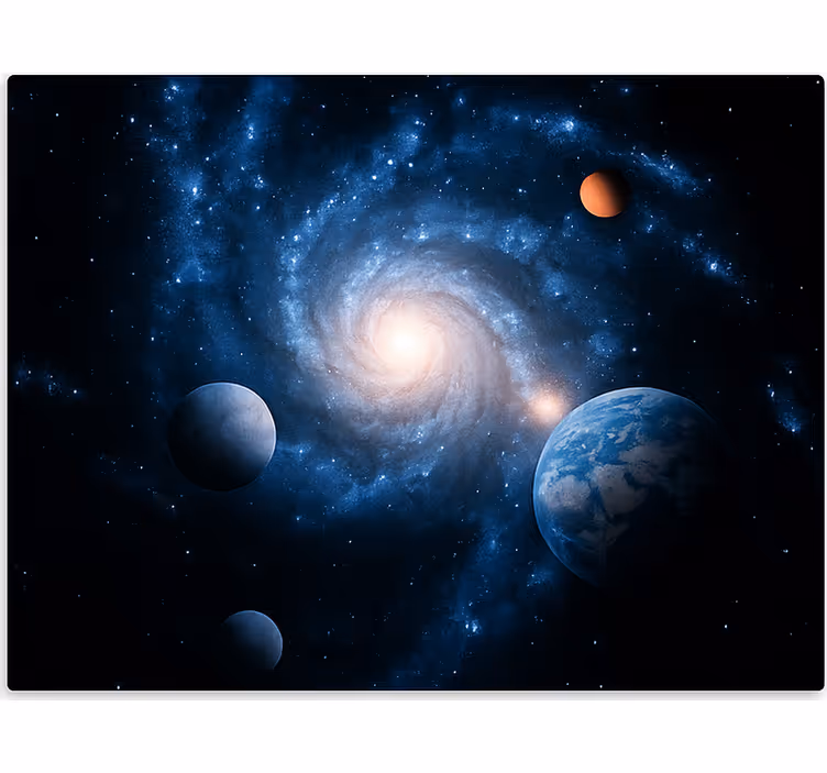 Galaxy Space Planet teenage blind - TenStickers
