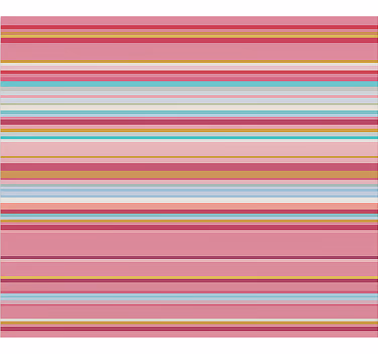 Pink Stripe Pattern teenage blind - TenStickers