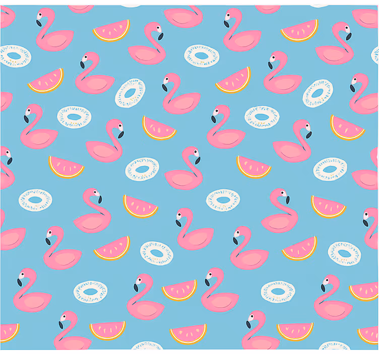 Watermelon and flamingos teenage blind - TenStickers