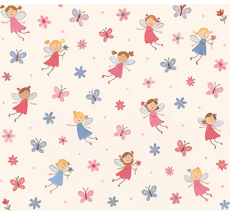 Happy little fairies teenage blind - TenStickers