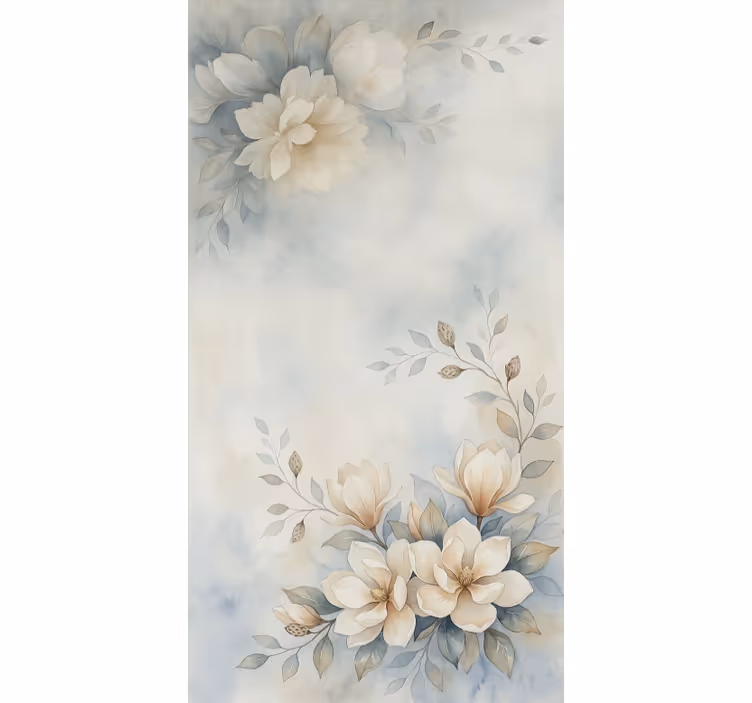 Watercolour gracy flowers teenage blind - TenStickers