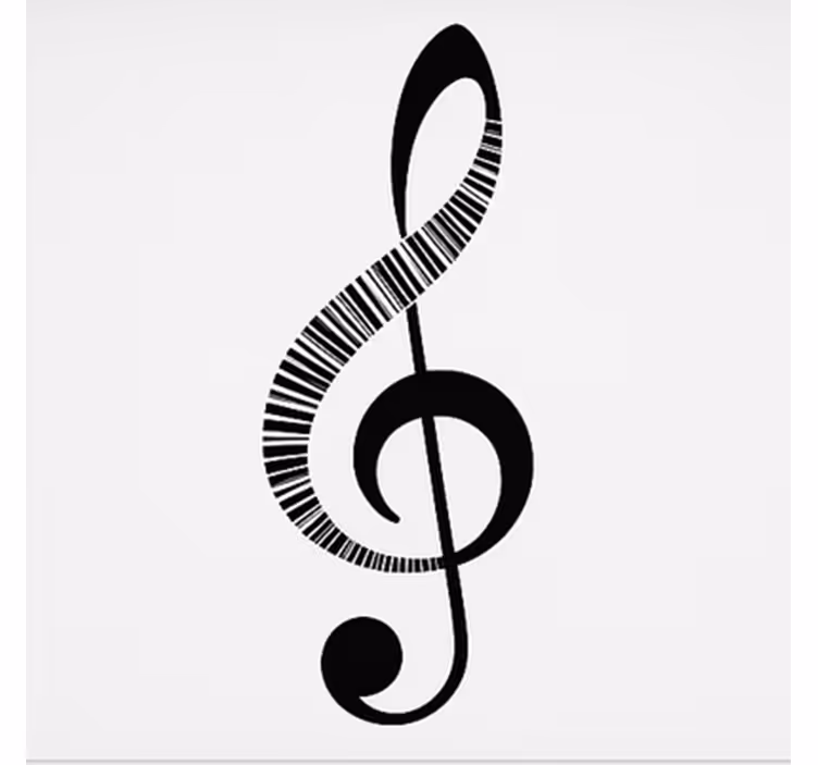 music note  teenage blind - TenStickers