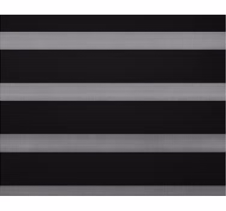 Blind office black sheer striped curtain - TenStickers