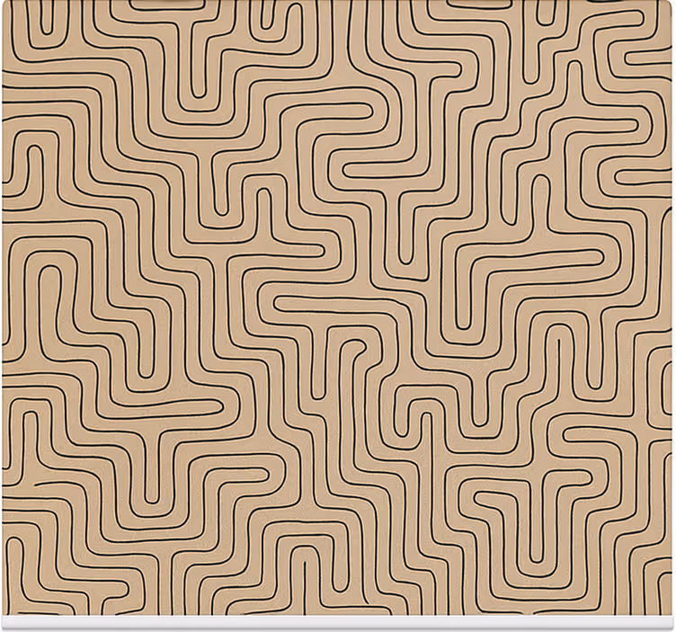 Blind office in calming beige - TenStickers