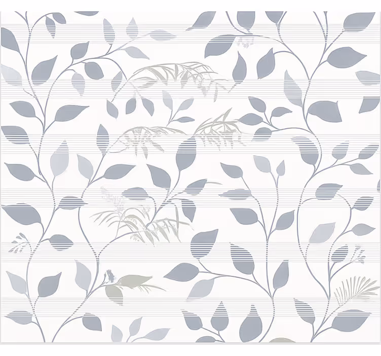 Blind office grey leaves with spaces - TenStickers