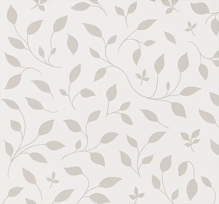 Scandinavian blind calming leaf floral design - TenStickers