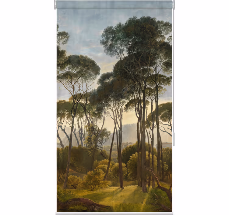 Blind trees in soft tropical greenery - TenStickers