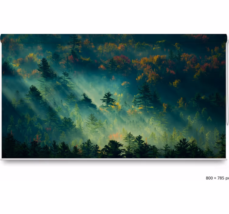 Blind trees in the melancholic woods - TenStickers