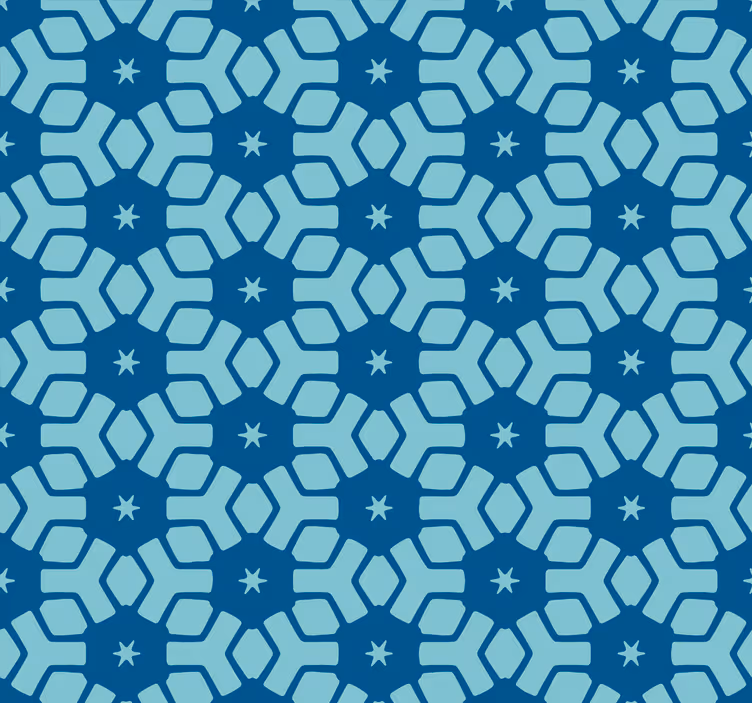 Bathroom blind geometric bath ambiance - TenStickers