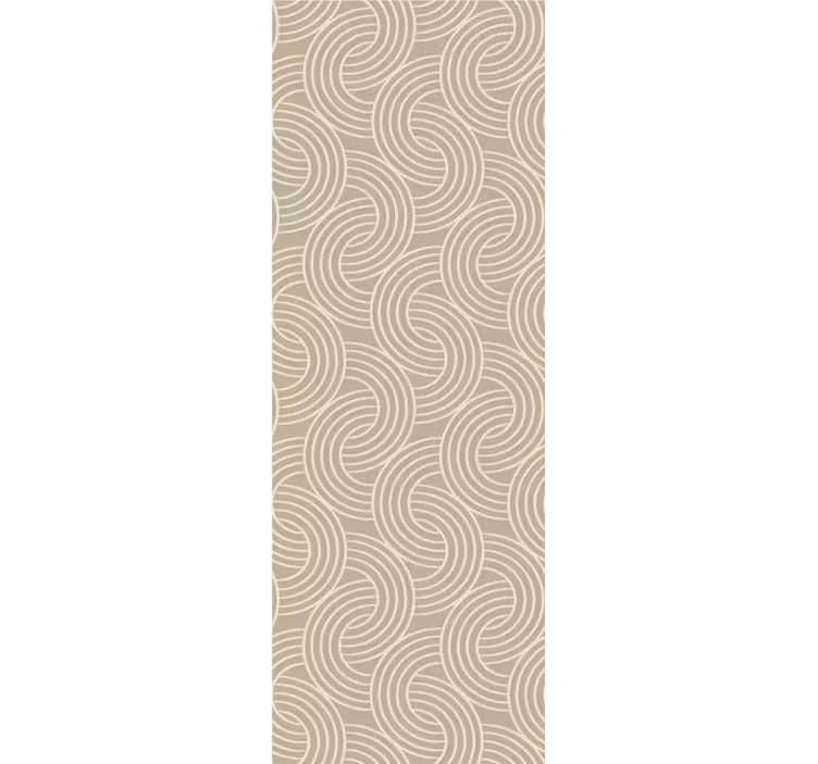 Blind home office with elegant curved designs - TenStickers