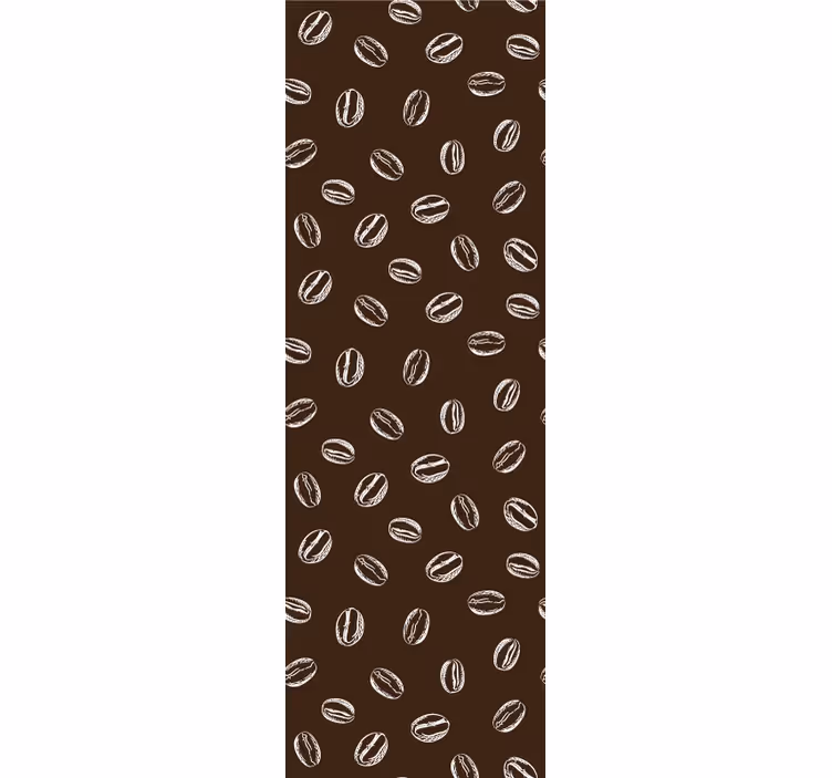 Blind home office coffee bean design - TenStickers
