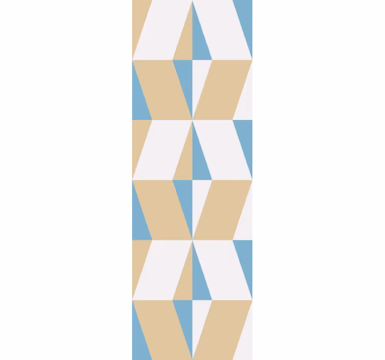 Blind home office with geometric minimalist shapes - TenStickers