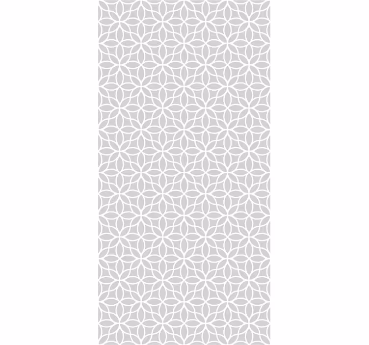 Blind home office in gray and white modern pattern - TenStickers
