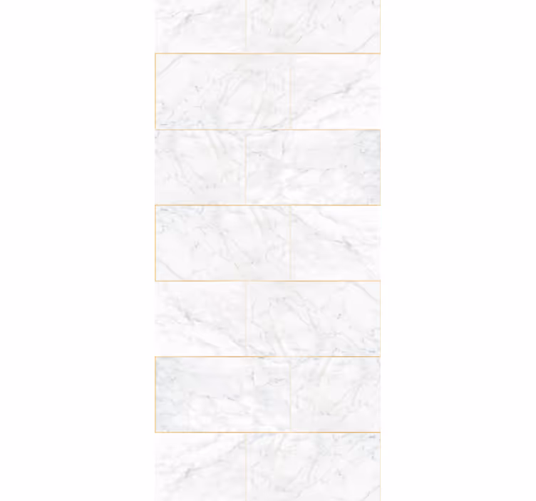 Blinds in a kitchen gray tones gold marble - TenStickers