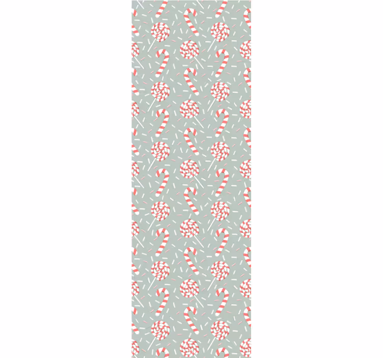 Blinds in a kitchen red christmas candy - TenStickers
