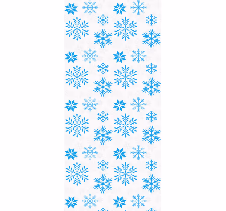 Blinds in a kitchen snow crystal - TenStickers