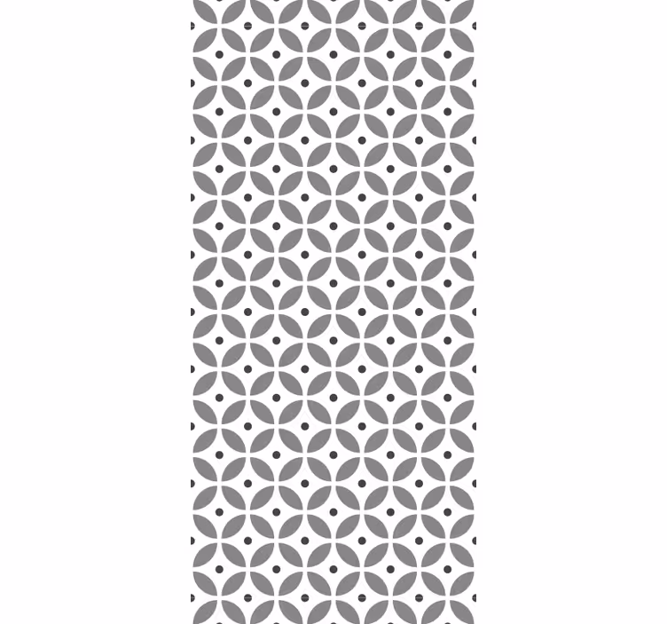 Blinds in a kitchen nordic style seamless circles - TenStickers