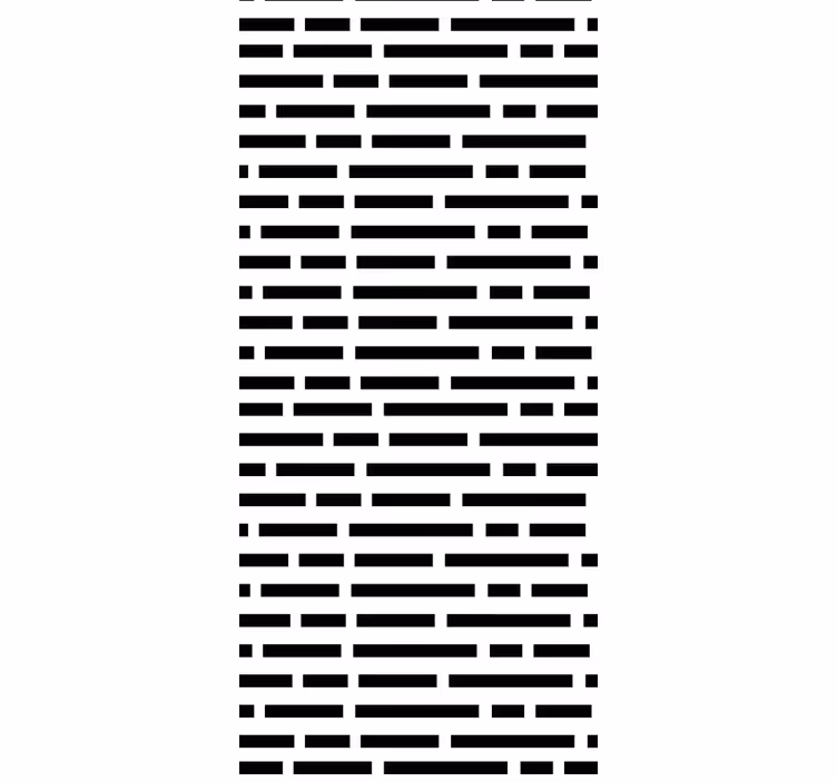 Blinds in a kitchen nordic style black and white patterns - TenStickers