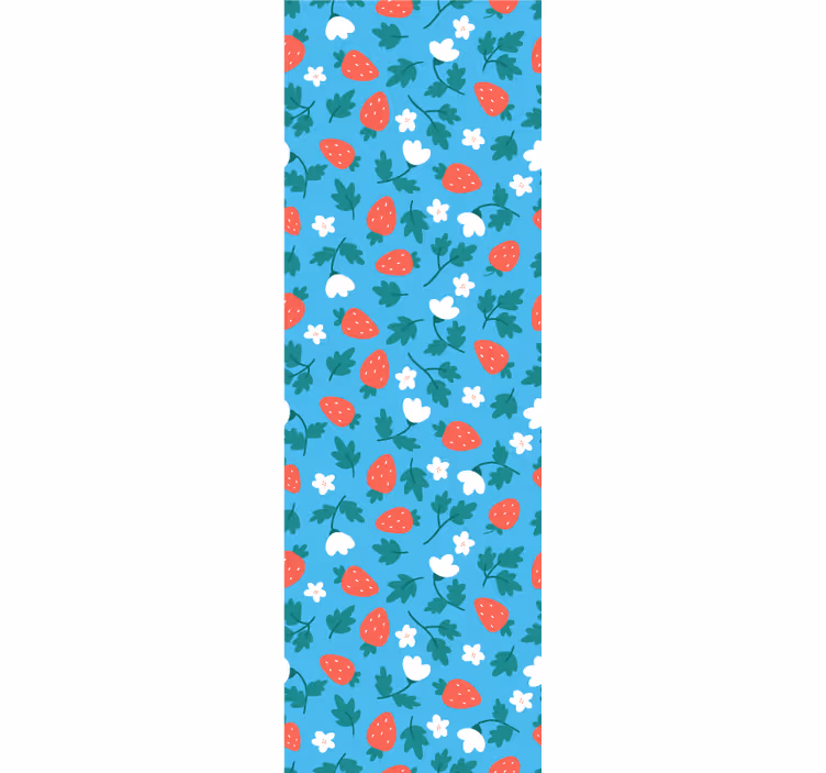Blinds in a kitchen with colorful fruits and flowers - TenStickers