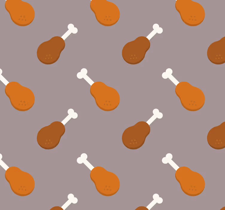 Blinds in a kitchen chicken leg - TenStickers