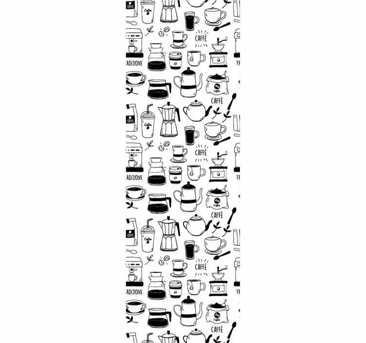 Blinds in a kitchen coffee break - TenStickers