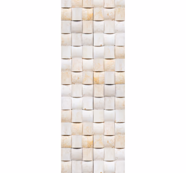 Blinds in a kitchen with 3d brick pattern - TenStickers