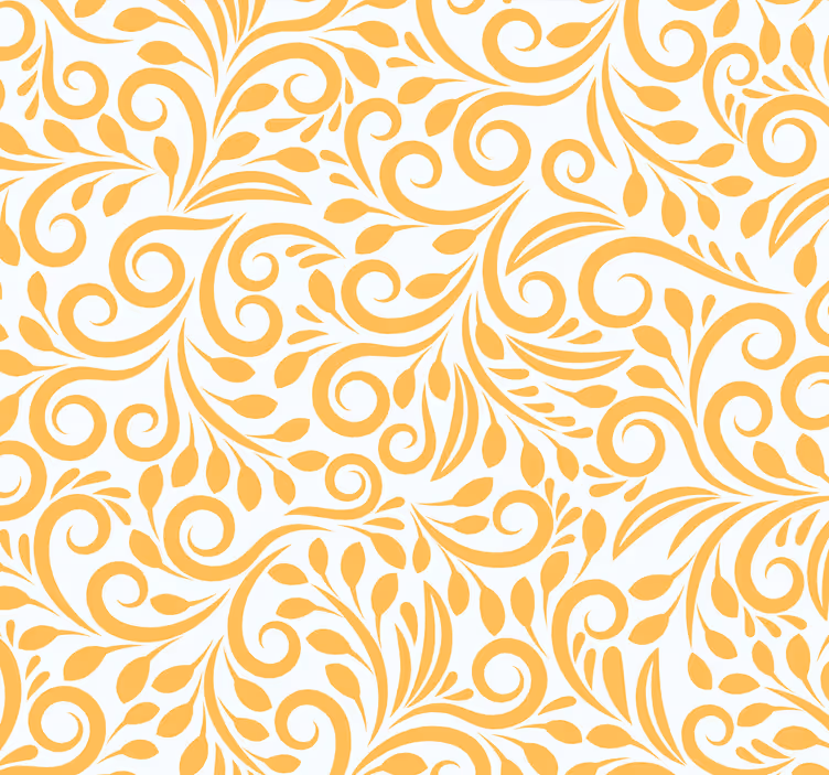 Blinds in a kitchen with yellow polish flowers - TenStickers