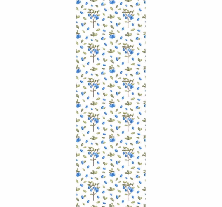 Dining room blind with floral watercolor design - TenStickers