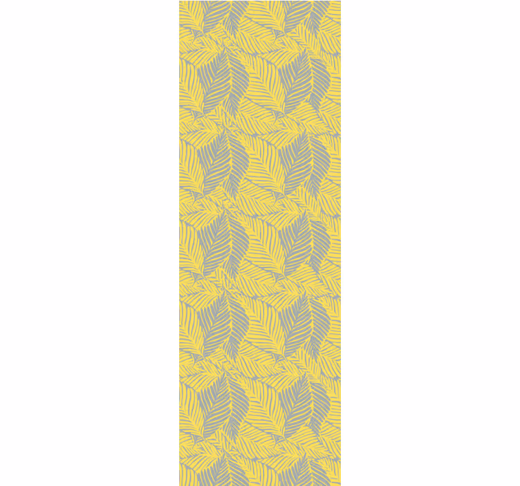 Dining room blind in pantone tropical leafs - TenStickers