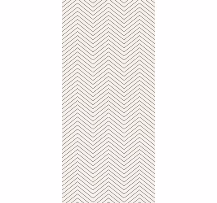 Dining room blind with grey stripes - TenStickers