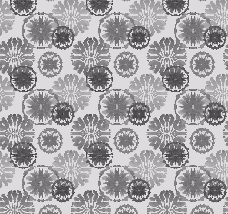 Grey painted illusion dining room blind - TenStickers