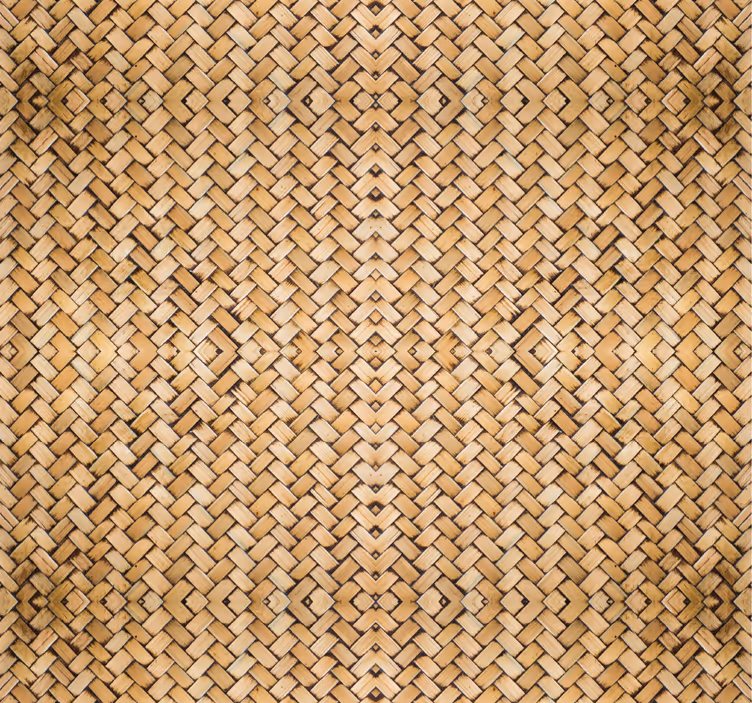Dining room blind bamboo woven effect - TenStickers
