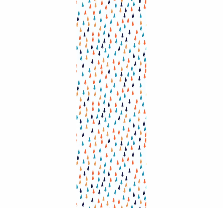 Blind kids colorful rain drops - TenStickers