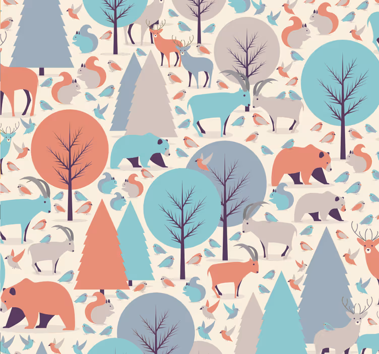 Blind kids nordic forest adventure - TenStickers