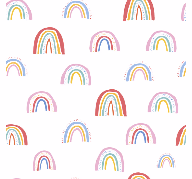 Blind kids colorful rainbow patterns - TenStickers