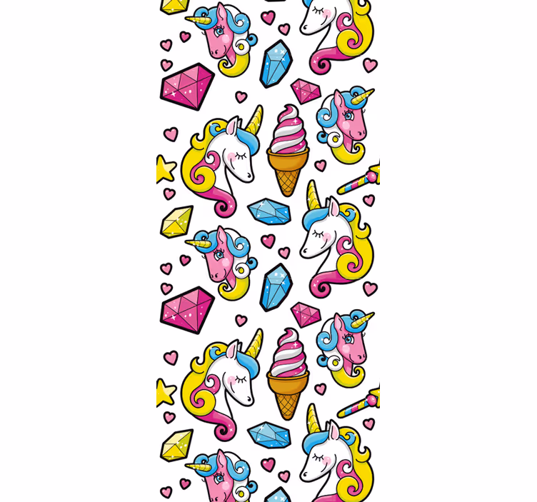 Blind kids unicorn fantasy design - TenStickers